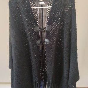 Knit cape/Pancho